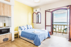 The studio is in Hersonisos, a famous town . By the sea on Bouboulinas Street, y Heraklion, Greece Sea View Studio No7 Entire condo vacation rental 24733060