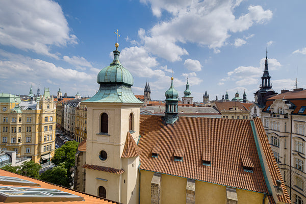 Duplex apartment with terrace and AMAZING VIEW to Old Town. <br />Everything in  Prague, Czechia Loft HUGE terrace apt | Old Town Square 4 min walk Entire rental unit vacation rental 35120297