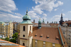Duplex apartment with terrace and AMAZING VIEW to Old Town. <br />Everything in  Prague, Czechia Loft HUGE terrace apt | Old Town Square 4 min walk Entire rental unit vacation rental 35120297