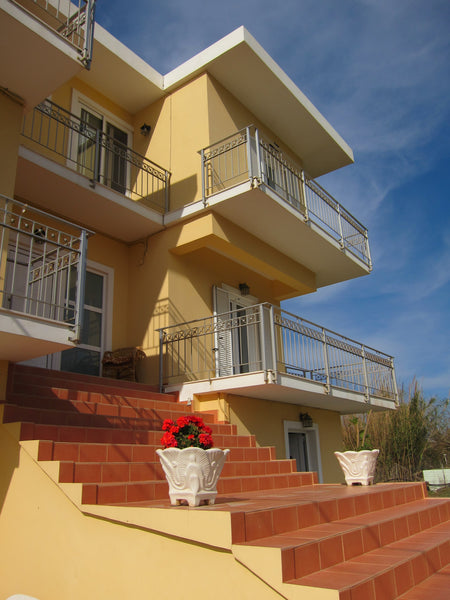 The villa is only 30 meters aways from the beach. It is on  floors and it's cons  Baladinos Maisonette Entire villa vacation rental 50164856