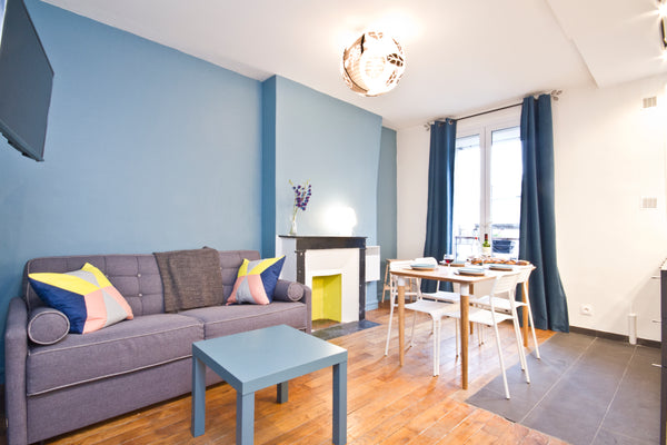 This modern, newly renovated & airy 35 sqm apartment accomodates up to 5 people  Paris, France Cosy & Bright Apartment, Hip Canal Saint Martin Entire rental unit vacation rental 3529923