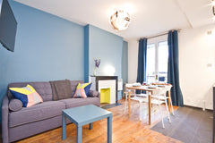 This modern, newly renovated & airy 35 sqm apartment accomodates up to 5 people  Paris, France Cosy & Bright Apartment, Hip Canal Saint Martin Entire rental unit vacation rental 3529923