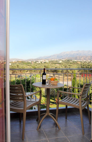Overlooking Stalos Bay, our small family hotel enjoys panoramic views of the isl Chania, Greece Twin Room Garden View Room in boutique hotel vacation rental 41421550