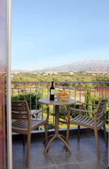 Overlooking Stalos Bay, our small family hotel enjoys panoramic views of the isl Chania, Greece Twin Room Garden View Room in boutique hotel vacation rental 41421550