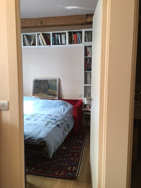The bedroom is in my office. There is a sleeping bed (1,60x200)very comfortable. Paris, France Nice  cosy bedroom in apartment Private room in rental unit vacation rental 5253842