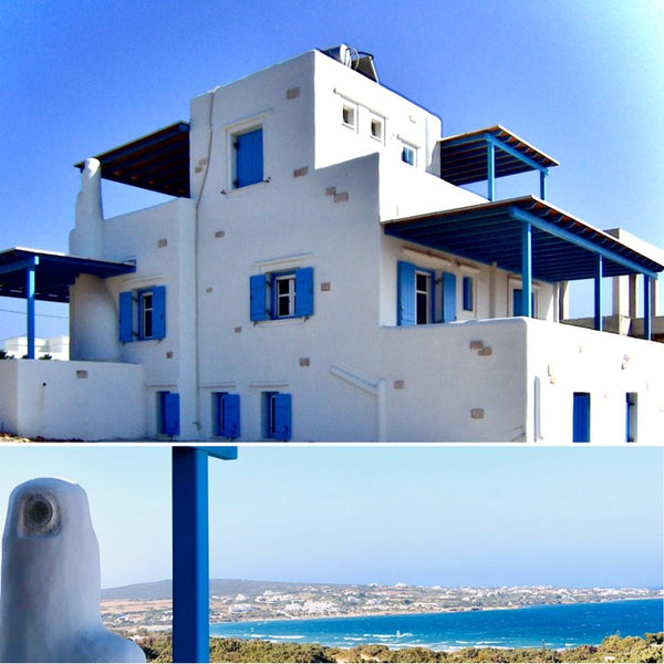 Cedar House is a charming traditional family house 250 sq mtr with stunning view Paros, Greece Santa Maria Cedar Holiday House Entire villa vacation rental 39604419