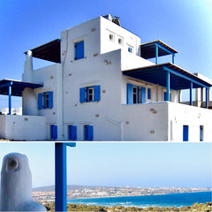 Cedar House is a charming traditional family house 250 sq mtr with stunning view Paros, Greece Santa Maria Cedar Holiday House Entire villa vacation rental 39604419