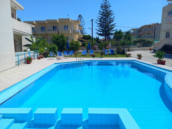 Located in Agia Marina, only 250 meters from the sandy beach, Litinas Apartment  Chania, Greece Litinas Apt with pool & balcony with garden view Entire rental unit vacation rental 33602841