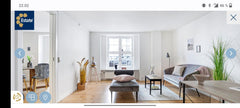 From the massive private front door, lit up by aged city lanterns, you can spot  Copenhagen, Denmark Townhouse feeling in authentic Copenhagen building Tiny home vacation rental 25939028