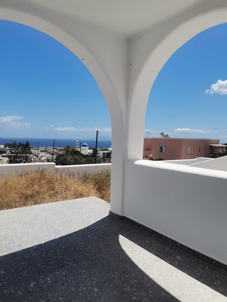 Located in Messaria, really close to the center of Santorini  (2 km from Fira),  Mesaria, Greece Yard Ecosuite with Seaview Entire rental unit vacation rental 50208897