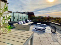 Our home is a three bedrooms (possibility for an extra bedroom), two bathrooms d  Duplex with a rooftop Entire rental unit vacation rental 30124277
