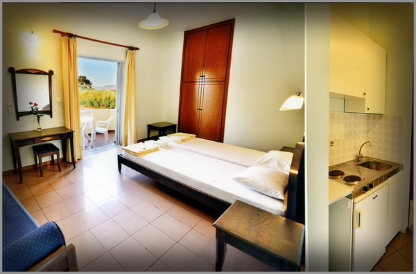 Our rooms are in a green peaceful environment with great view, wonderful garden  Chania, Greece Trevizan Apartments (room 7) Entire rental unit vacation rental 13949874
