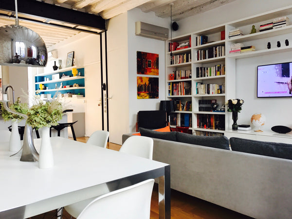 Our apartment is a former sewing workshop in an 18th century building in the hea Paris, France Design flat near Montorgueil (65m2) Entire rental unit vacation rental 449093