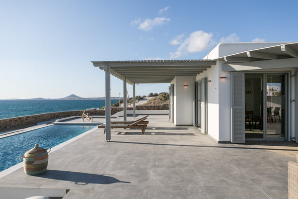 Beach Street No.1 is a newly built villa located across the road from Mikri Vigl Naxos, Greece Beach Street No.1 Mikri Vigla Entire villa vacation rental 50505209