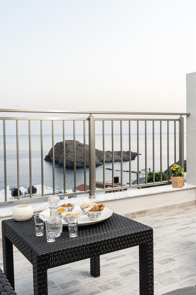 Michalis sea view apartment is ideal to accommodate a family up to 3 persons. On  Michalis sea view apartment Entire rental unit vacation rental 52606791