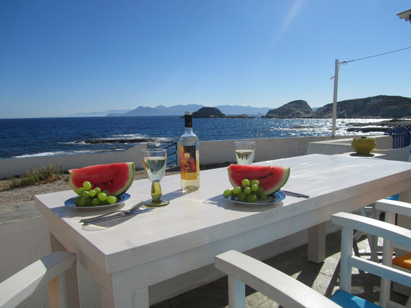 Our traditional cycladic house is  a hundred years old and used to be a summer r Triovasalos, Greece Traditional Waterfront House Cycladic home vacation rental 2686221