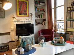 Idéalement situé dans le 17ème arrondissement de Paris, metro Guy Môquet (metro  Paris, France Cosy 20m2 apartment (bathroom+bedroom) - Paris 17 Entire rental unit vacation rental 19667097