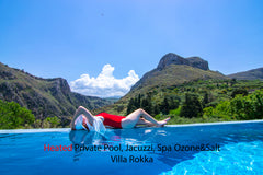 VILLA ROKKA is the 1st Airbnb property in Chania with 100+ Amenities. We try alw Greece ★Heated Private Pool, Jacuzzi, Spa, ★Ozone&Salt★ Entire villa vacation rental 23675249