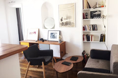 Two room apartment, 35 m2 with balcony, very nice and luminious. Located in the  Paris, France Charming flat East Marais with balcony Entire rental unit vacation rental 29408782