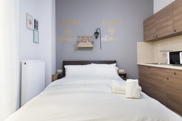 The studio is at the 2nd floor and it's 18 square meters. Inside the room is loc GR A comfortable small studio nearby Acropolis 201 Entire rental unit vacation rental 44589839