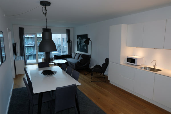 Modern 3 bedroom apartment attractively located in the newly developed Copenhage  Modern 3 bedroom apartment with balcony at the Cop Entire rental unit vacation rental 46956305