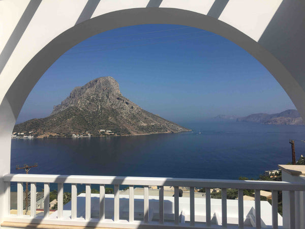 Newly built house with panoramic view of the area and the amazing sunset of Tele Greece Via Ferrata Σπίτι - 2ος Όροφος Cycladic home vacation rental 37416414