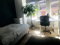 Nyd det simple liv i denne fredelige og centralt beliggende bolig.<br />Lejlighe Copenhagen, Denmark Lyst stort værelse på Østerbro nær parken Private room in rental unit vacation rental 636604213865574965