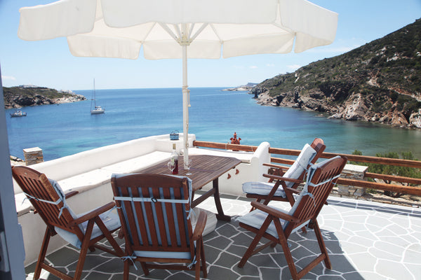 House in the quiet fishing village of Faros, over the beach of Glyfo.<br /><br / Spata, Greece Seafront house in Glyfo beach, Sifnos Cycladic home vacation rental 17480185