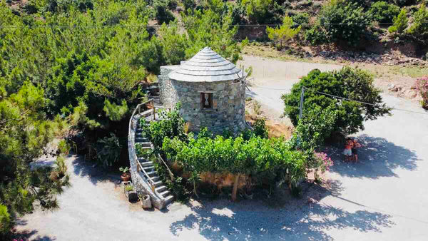 This little tower has been built on a big rock and it is next to our family tave Chania, Greece Mylos -by Stomio- Farm stay vacation rental 19401015