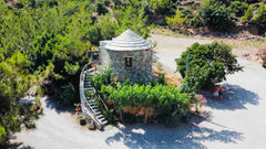 This little tower has been built on a big rock and it is next to our family tave Chania, Greece Mylos -by Stomio- Farm stay vacation rental 19401015