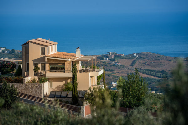 With picturesque gardens, a large private pool and stunning views of the Agia Pe  Villa Nikos Entire villa vacation rental 686061329194017469