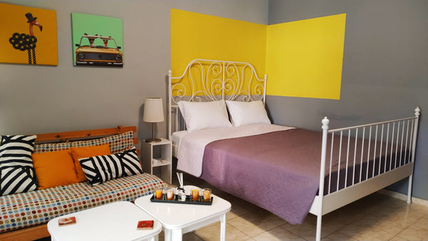This apartment is a modern spacious apartment who can host 2 people. Has a doubl Heraklion, Greece City Melody Studio Entire rental unit vacation rental 44173512