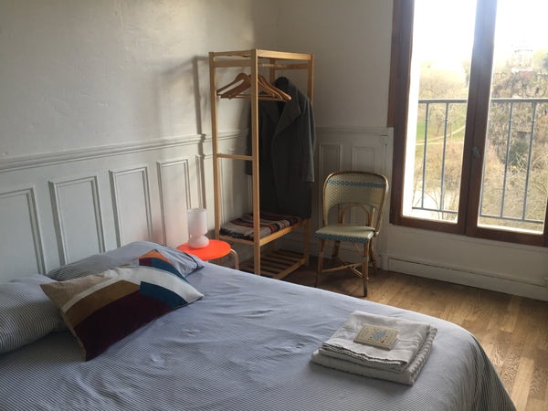 Nice view over Buttes Chaumont park and Paris sky. Room in a very light apartmen Paris, France Clean and spacious room. Buttes Chaumont views Private room in rental unit vacation rental 21644396