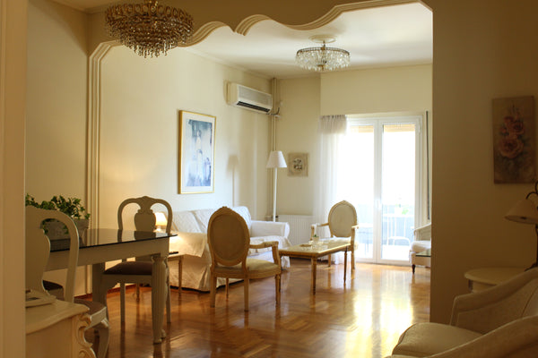 My place is a neoclassical apartment, located in a central area, very close to A Piraeus Regional Unit, Greece Just Home - 2 Bedrooms 2 min from metro Attiki Entire rental unit vacation rental 25924218