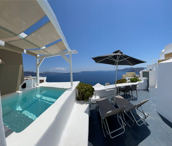 Grande House is the epitome of comfort with 70m² (753 ft²) at your feet and all  Thera, Greece Grande House with Outdoor Jacuzzi - Oia Collection Entire villa vacation rental 49996143