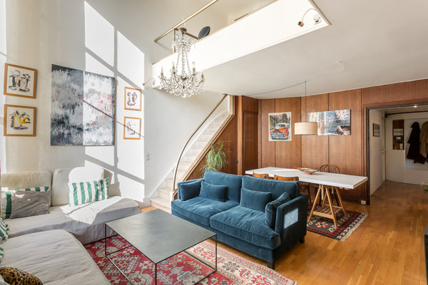 Located in the Eiffel Tower area, our place is a cosy 60sqm duplex. Situated at  Paris, France Cosy & Arty Duplex - Eiffel Tower Entire loft vacation rental 11370942