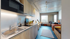 Dieses schöne Studio ist möbiliert und mit einer modernen Küchenzeile ausgestatt  Serviced Apartment Studio in Wien - Gold Entire rental unit vacation rental 547458963669574434