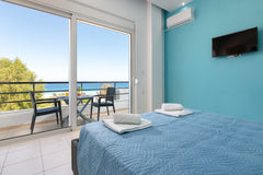 "Εnjoy the minimal and aesthetic touch of our beautifully decorated sea frontapa  Rhodes Sea Ialysos Apartment Entire rental unit vacation rental 49634940