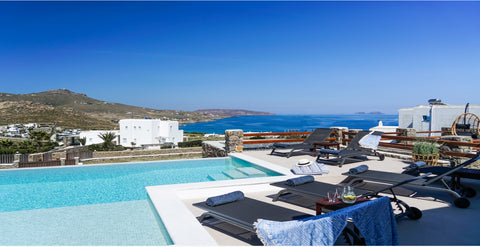 ★The luxurious design with fabulous views creates resort-like living in this bea  Villa Ortus White Cycladic Lux w/ Private Pool (3bed/3bath)! Cycladic home vacation rental 40073674