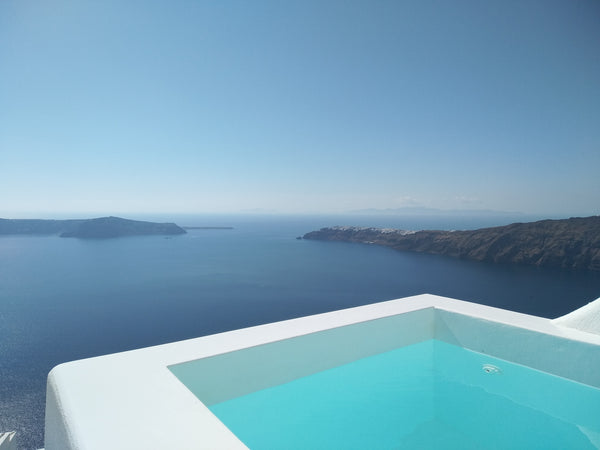 Our newly renovated honeymoon suite offers elegant and relaxing moments to our g Imerovigli, Greece Caldera View, Honeymoon Suite, Jacuzzi Private room in bed and breakfast vacation rental 11787819