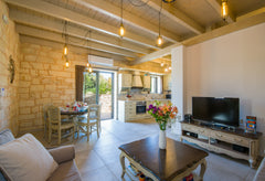 A newly built (2017) luxurious stone villa with private swimming eco pool, fully Greece Villa Sirocos, private eco pool, 150 m. from beach Entire villa vacation rental 20551331