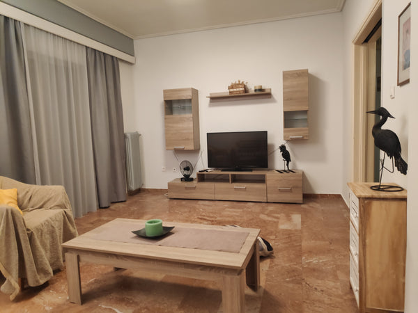 Good evening the apartment is 57 square meters consists of a large living room,  Greece ATHENS HOUSE Agios Artemios Entire rental unit vacation rental 37477616