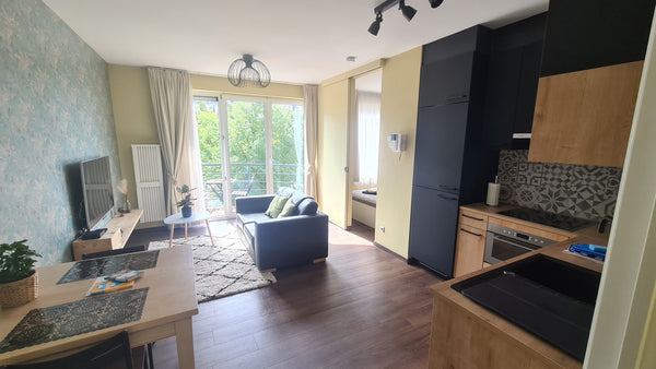 Magnifique appartement 45 m² entièrement MEUBLÉ <br />1 chambre,  entièrement ré Brussels, Belgium Bel appartement au cœur de Bruxelles Entire rental unit vacation rental 701980449526979159