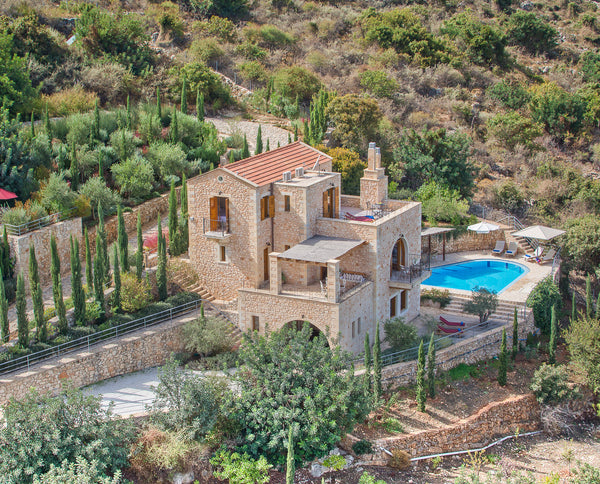 An authentically restored 3-bedroom Cretian house made entirely of limestone fro  Bleverde - Villa Elia - A Home away from home Entire villa vacation rental 31503219