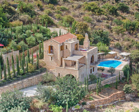 An authentically restored 3-bedroom Cretian house made entirely of limestone fro  Bleverde - Villa Elia - A Home away from home Entire villa vacation rental 31503219