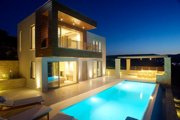 Signature architecture villa Symphony with superb sea views. It is part of a gro Chania, Greece 2 bedroom villa - Panoramic Ocean view near Balos Entire villa vacation rental 993130