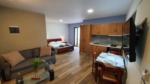 A brand new modern studio of 33 sq meters at the center of Platanias just 200 me  Platanias center new modern studio Entire rental unit vacation rental 46747791