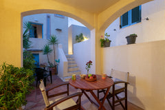 Situated directly on the sea, on a rocky seashore, in the small fishing village  Sisi, Greece Porto Sisi Suite with Garden View Room in serviced apartment vacation rental 34349951