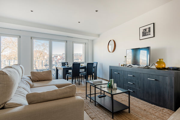 Renovated June 2021 - Charming 2-bedroom apartment with balcony in the EU area i Ambazac, France Brussels Charming EU Residence Entire rental unit vacation rental 44530782