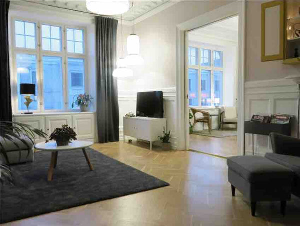 Great location just by Copenhagen’s ‘central park’ Fælledparken and the stadium   Soak up luxury! 190m2 flat in great location! Entire condo vacation rental 26845708